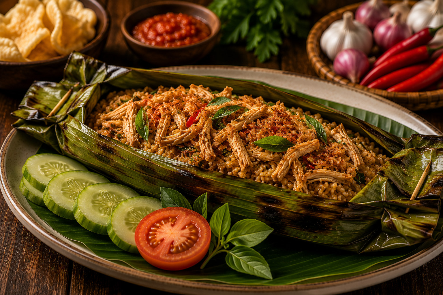 Nasi Bakar Ayam Suir