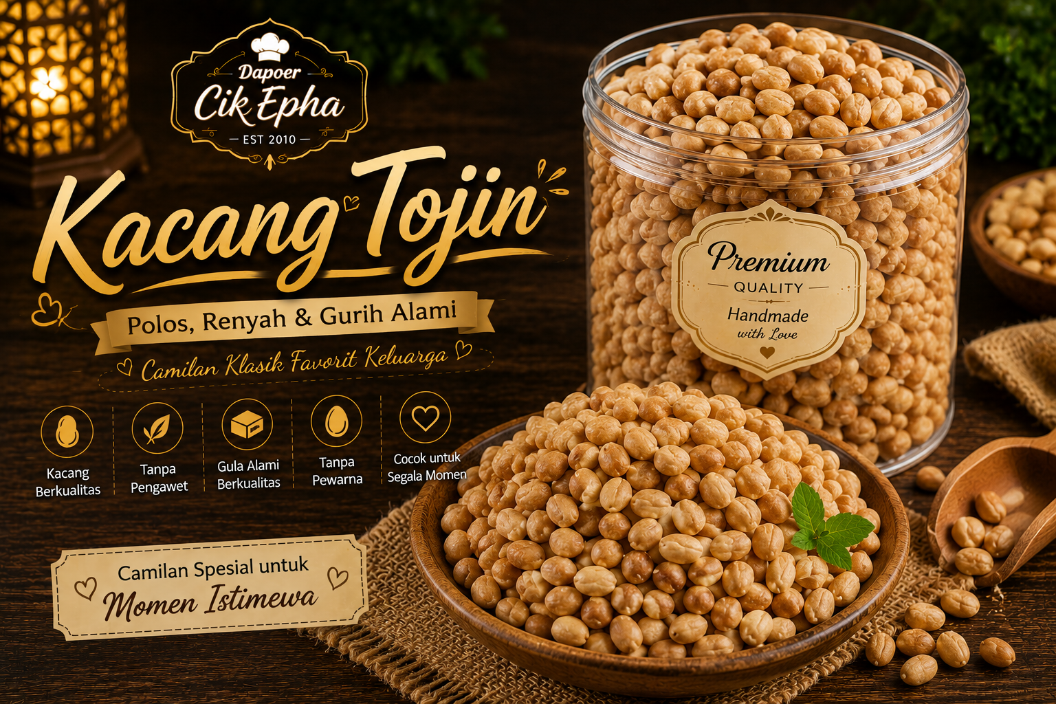 Kacang Tojin Polos